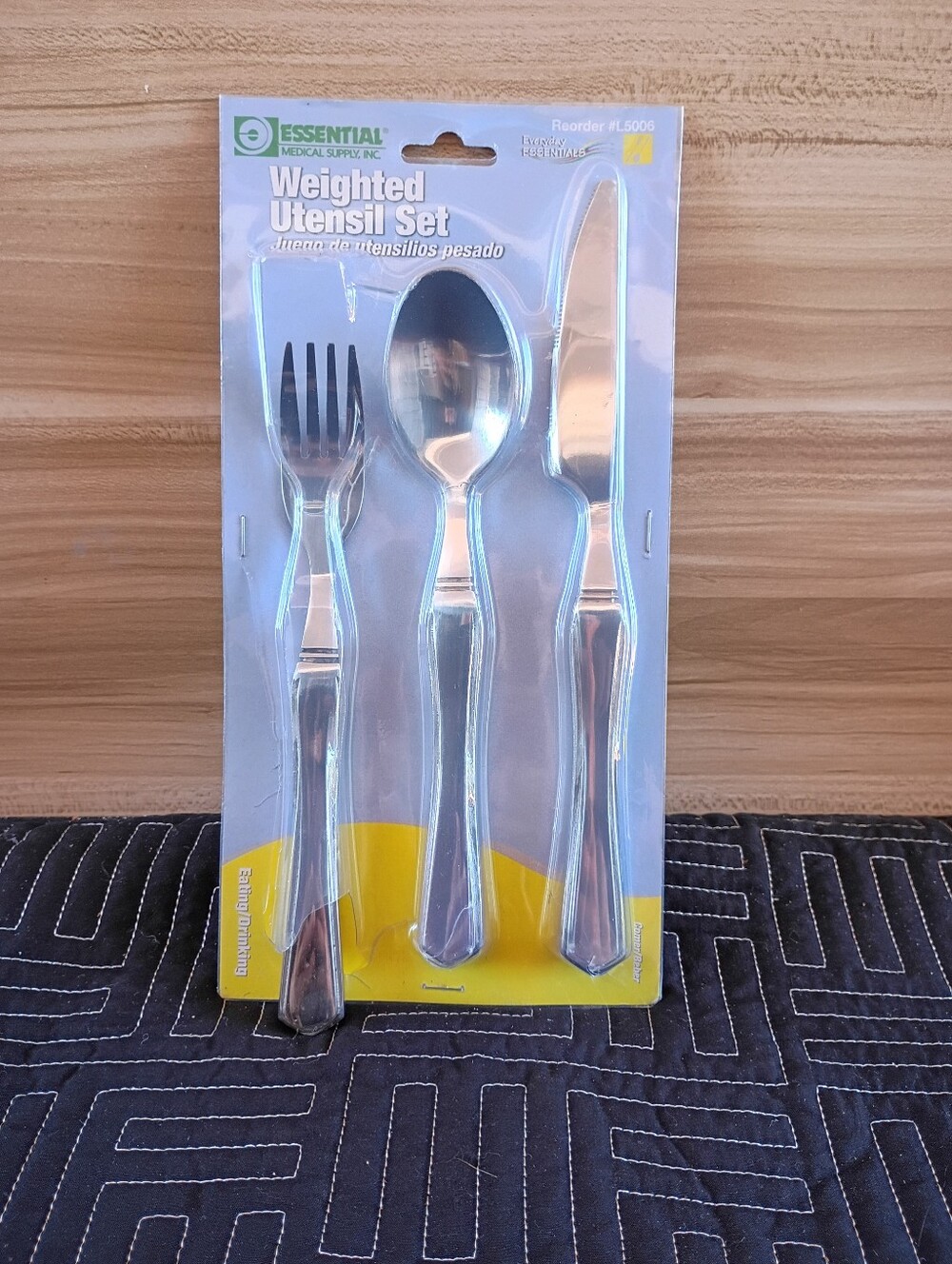 Essentials Weighted Utensil Set - Silver